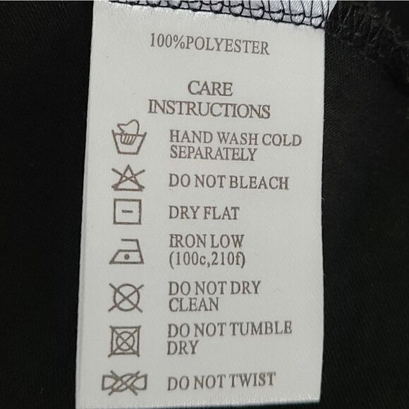 NWT Motel Rocks Ronina Black Satin Tie Dress L - Picture 9 of 10